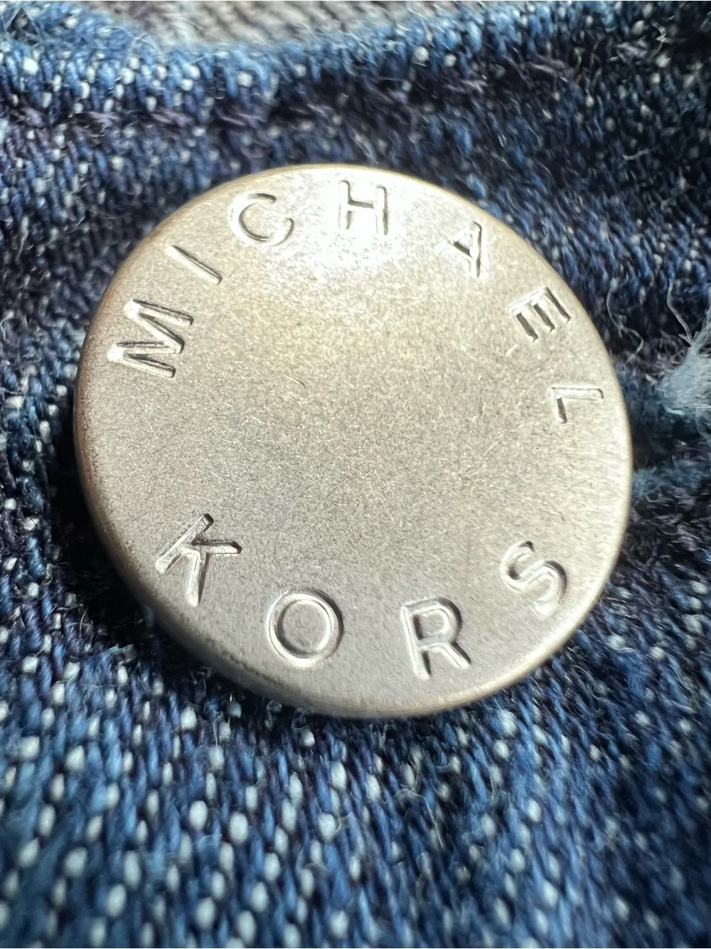 NWOT Michael Kors Kent Skinny Jeans Size 31/34 Dark Wash Denim 32” Inseam